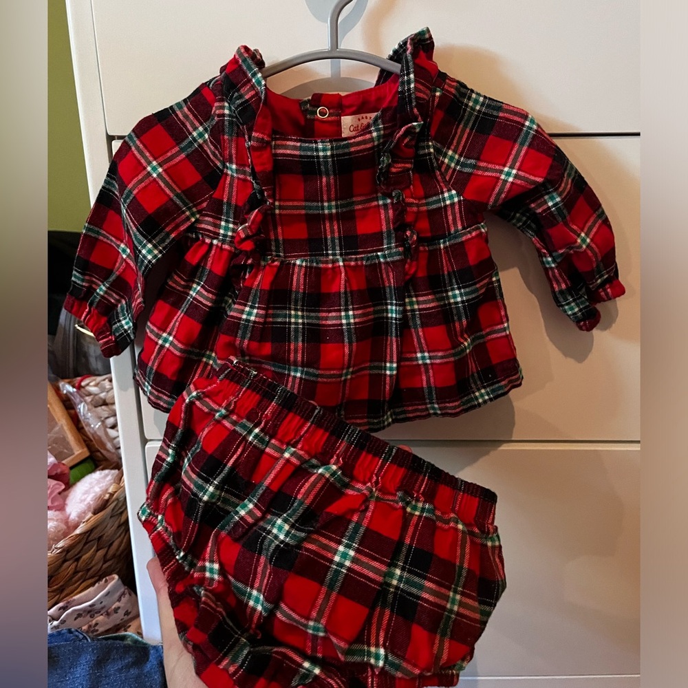 Cat & Jack matching top with bloomers